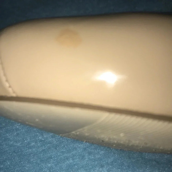 MADDEN GIRL “Getta” Nude vegan patten leather square closed toed heels SZ 7 - Picture 11 of 11